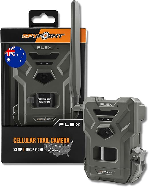 SPYPOINT Flex 33MP Photos 1080p HD Cellular Infrared Trail Camera DEMO