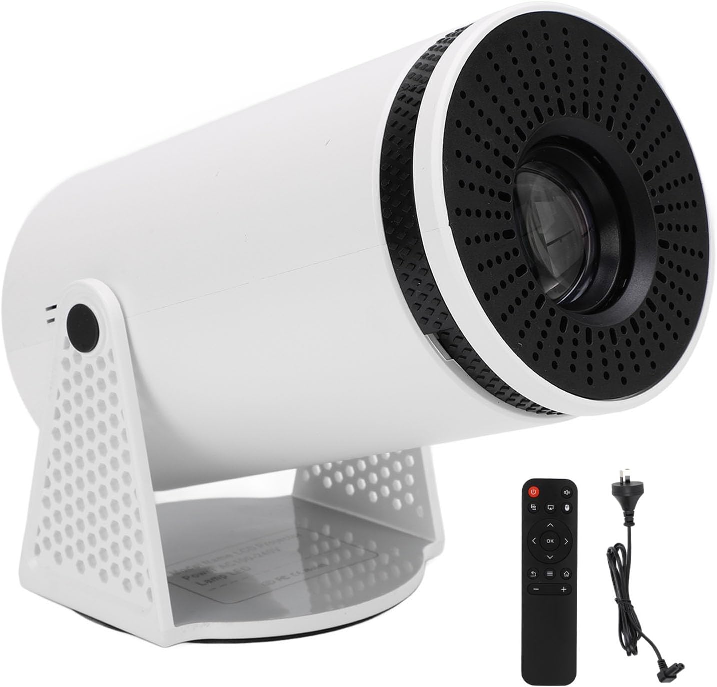 Bewinner 1080p UHD WiFi Smart Home Theater Mini Portable Projector DEMO