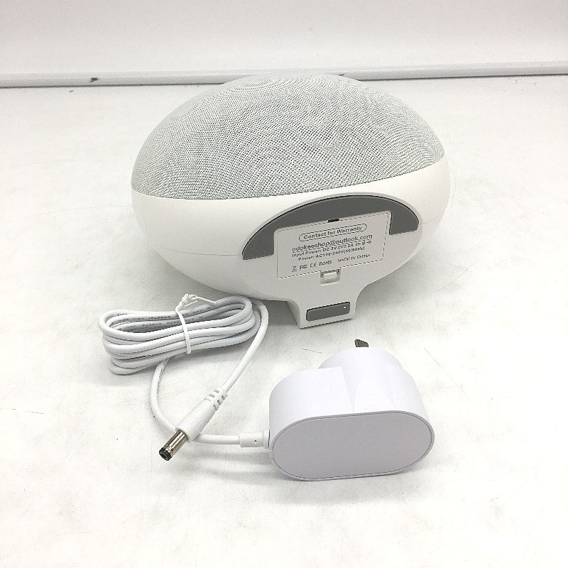 H03 Sleep-Wake Companion Sunrise Alarm Clock Sleep Sound Machine in White NEW