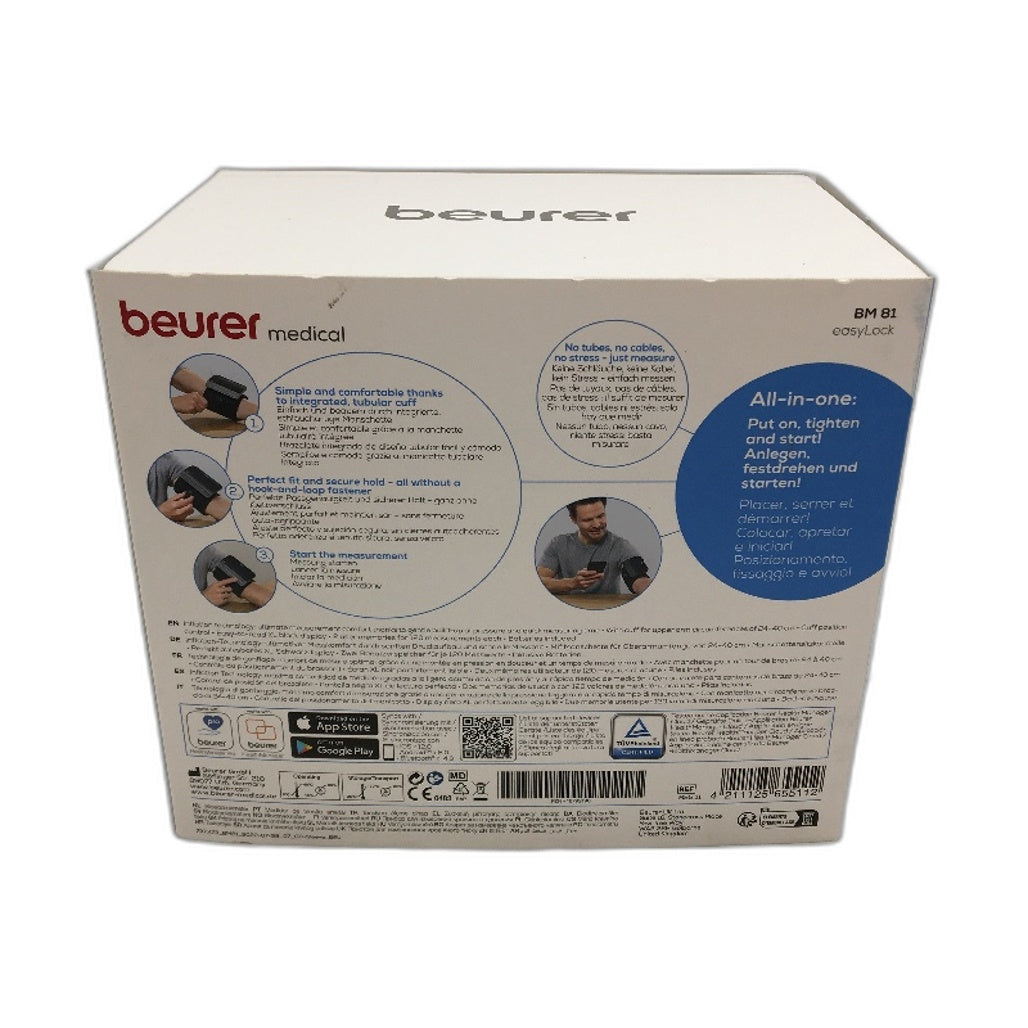 Beurer Medical BM81 easyLock All in One Premium Blood Pressure Monitor DEMO