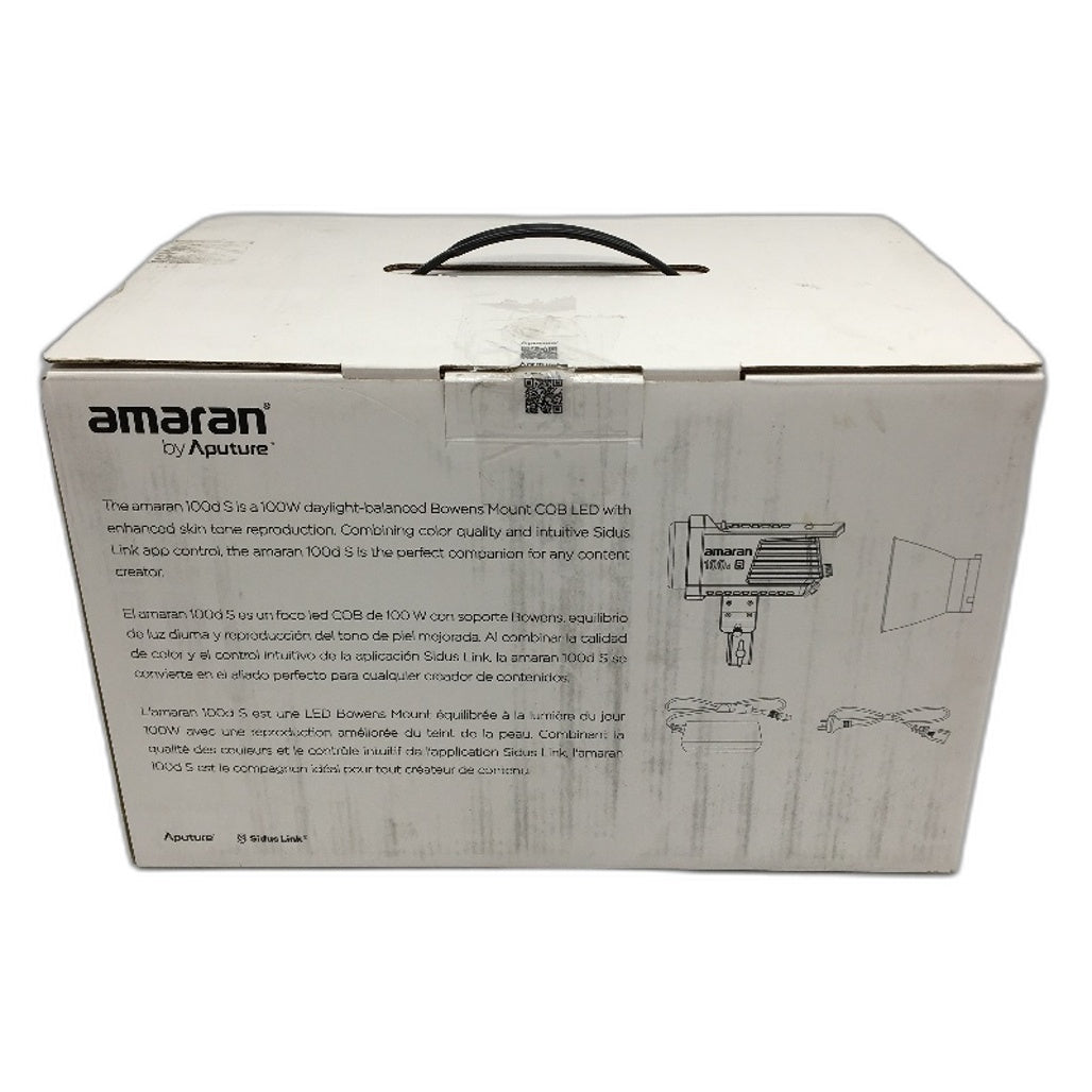 Aputure Amaran 100d S 5600K Bowens Mount LED Video Studio Light Sidus App NEW