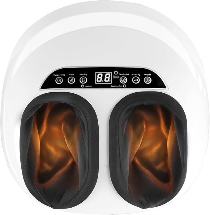 5 Mode 2 Temp Shiatsu 360 Full Wrap Foot Massager with Heat and Timer NEW