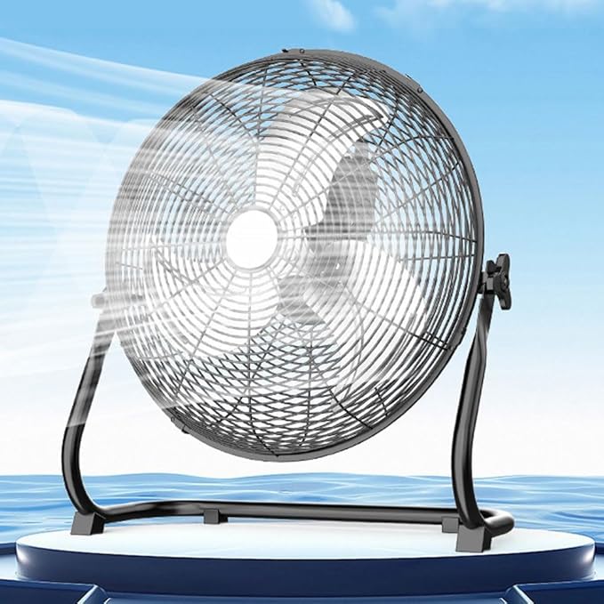 16 Inch High Velocity 4 Speed Industrial Corded Electric Floor Fan DEMO