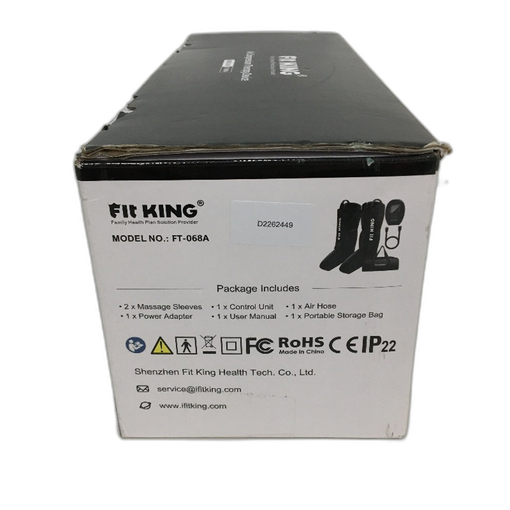 Fit King FT-068A 3 More 9 Intensity Air Compression Leg Therapy Device NEW