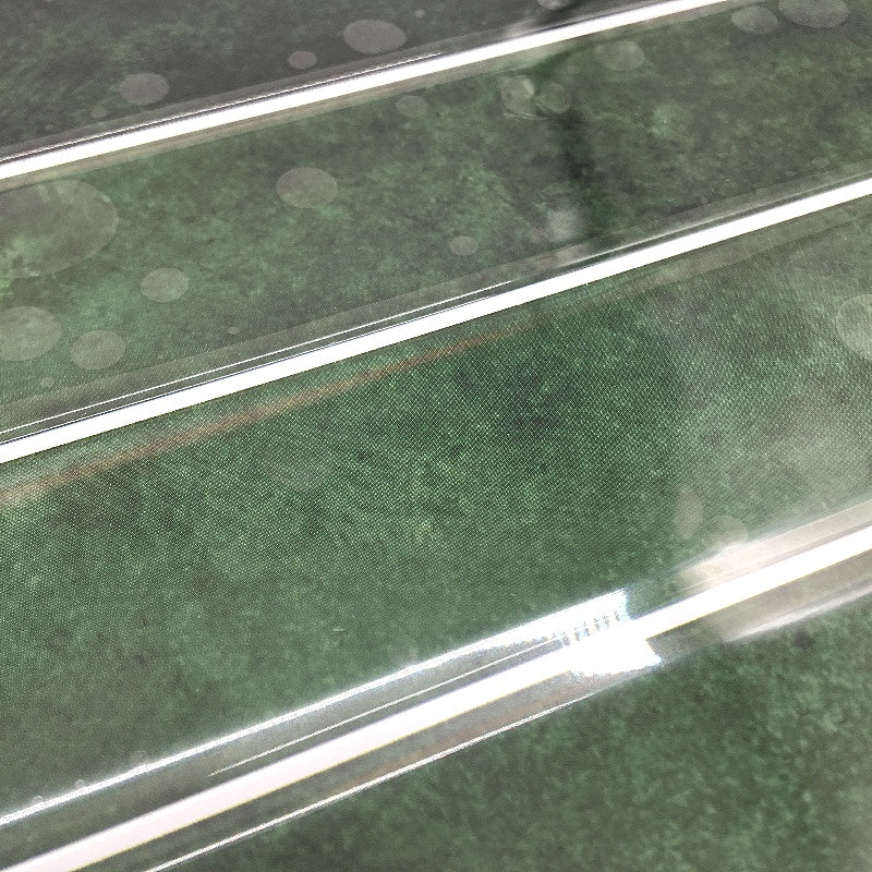 MORCART 80 Piece 30cm Linear Grid Tile Emerald Green Peel Stick Backsplash NEW