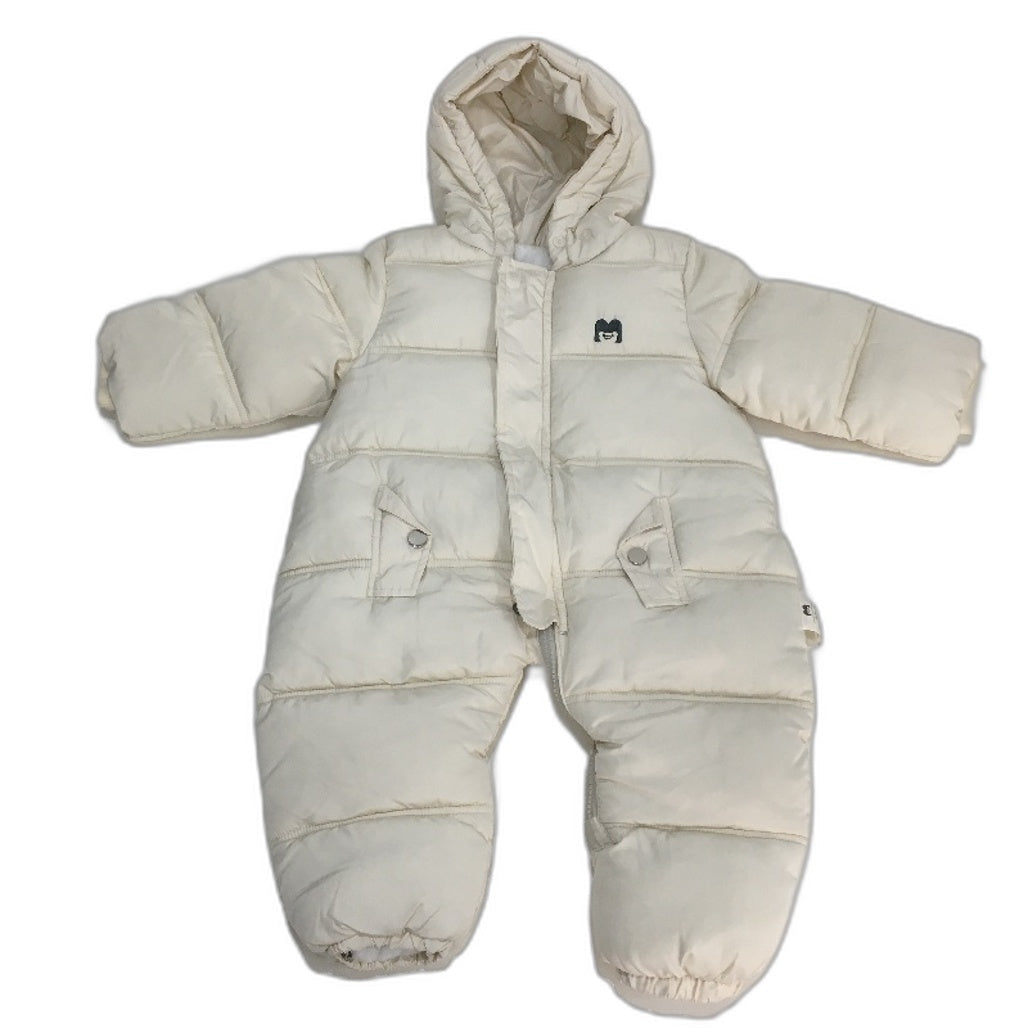 Murmurbear Cream Baby Padded Snowsuit with Accessories Unisex Size 90cm NEW