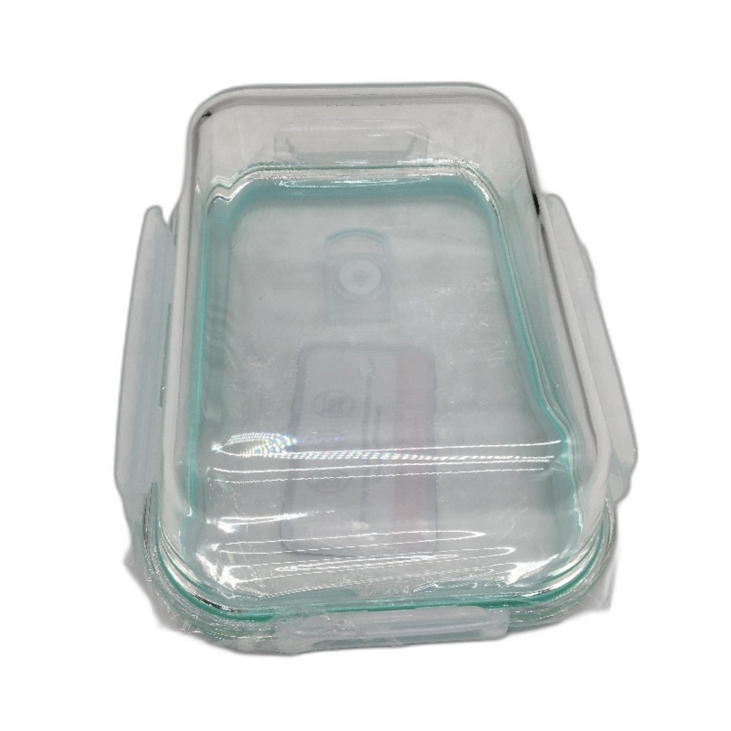 Feshory 10 Pack 1040ml Airtight Clear Glass Food Storage Containers NEW