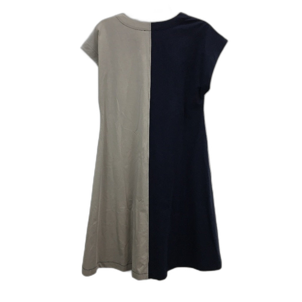 Regatta Myer Navy & Latte Jersey Stretch Dress With Pockets Ladies Size 10 NEW