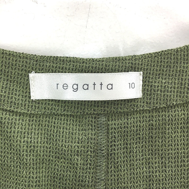 Regatta Myer Linen Blend Olive Green Dress With Pockets Ladies Size 10 NEW