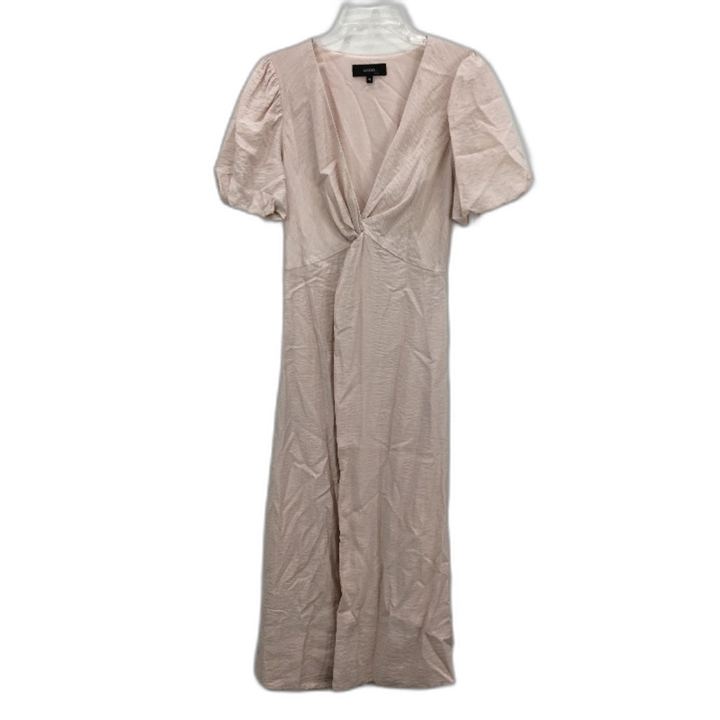 Basque Myer Blush Pink Fully Lined Short Sleeve A-Line Dress Ladies Size 10 NEW