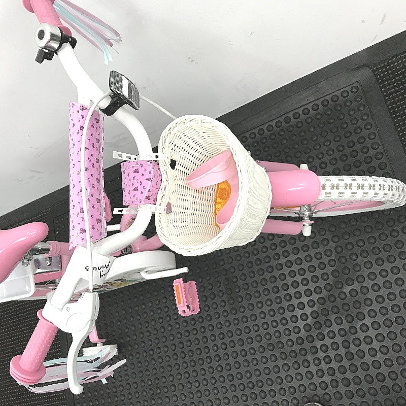 Disney Princess 40cm Pink Bike With Training Wheels, Doll Carrier & Basket DEMO