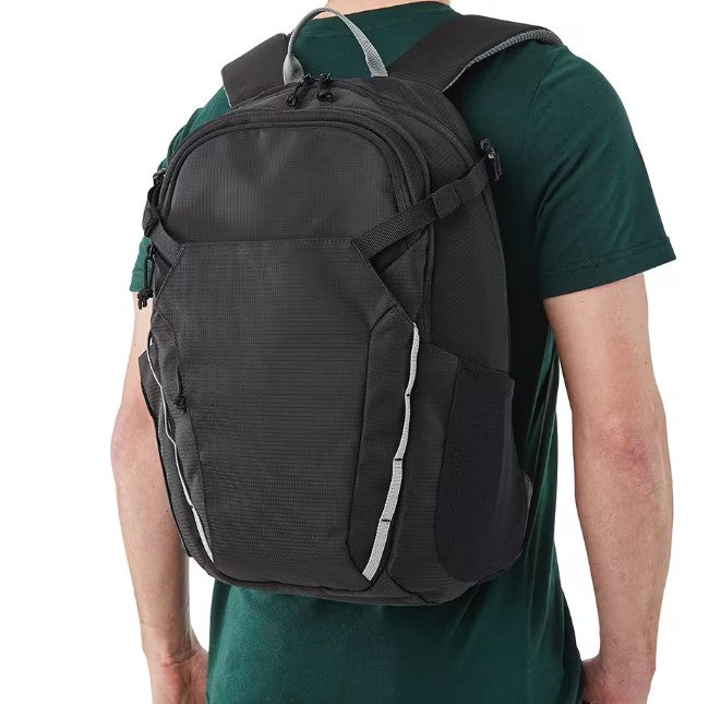 Explorer Black & Grey Travel 25L Hiking School Work Multifunctional Backpack NEW