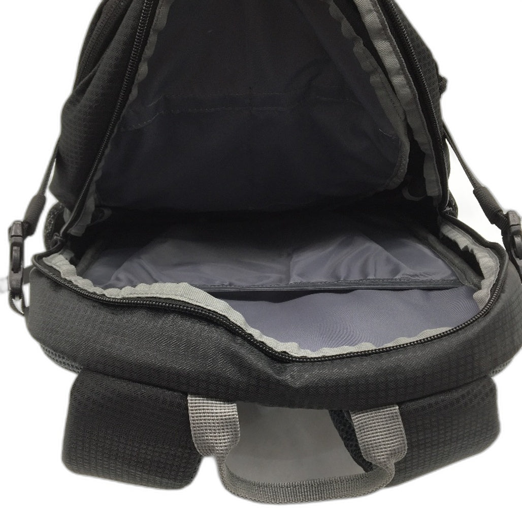 Explorer Black & Grey Travel 25L Hiking School Work Multifunctional Backpack NEW