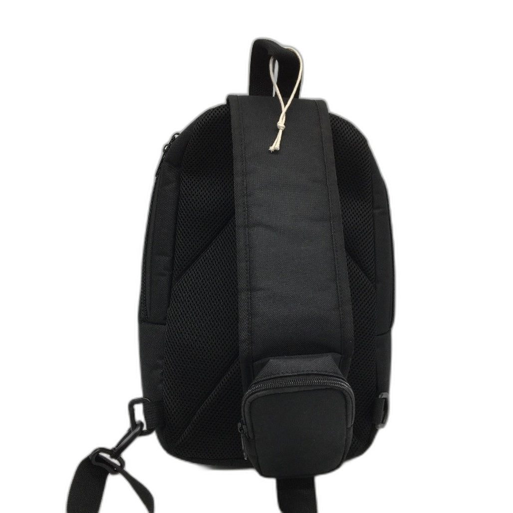 Explorer Travel Black Padded Internal Compartment Sleeve Crossbody Sling Bag NEW