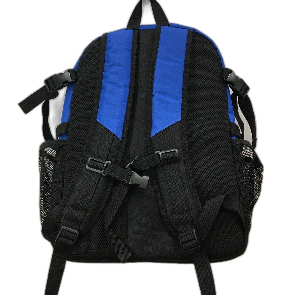 Explorer Royal Blue Travel Hiking Multifunctional Shoe Compartment Backpack NEW