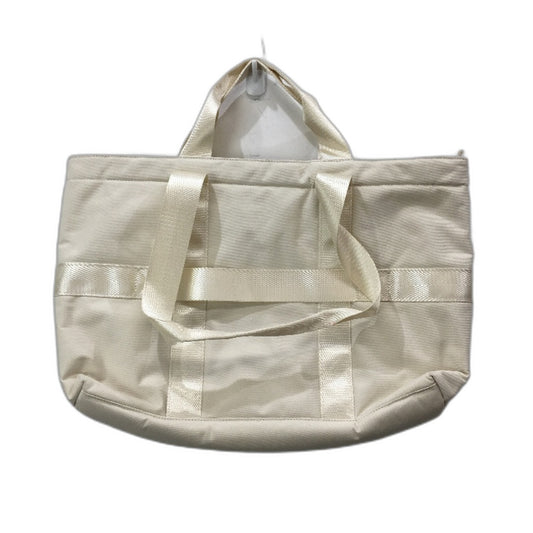 Everday Oversized Zip Up Cream Tote With Internal Seperator & Front Pocket NEW