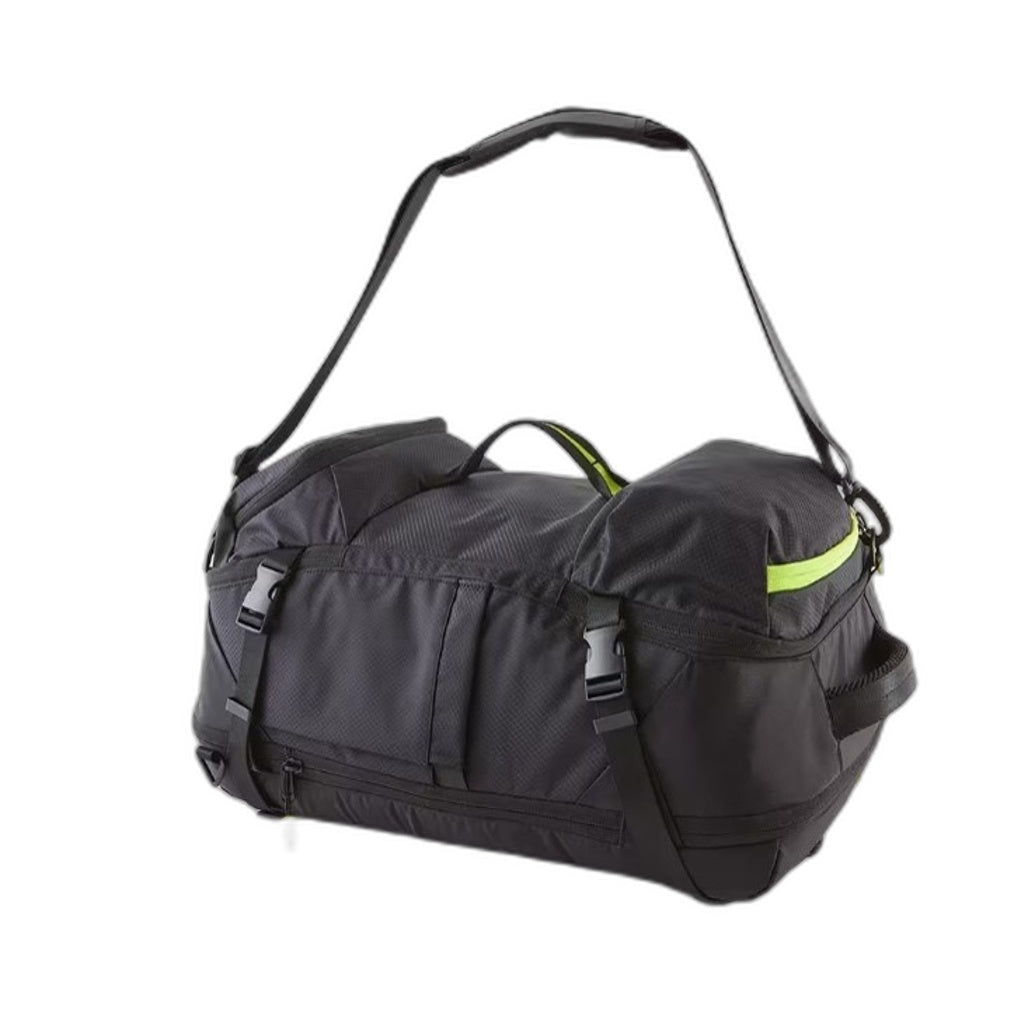 Black 2 in 1 Convertible Duffle Expandable 3 Way Carry System Backpack NEW