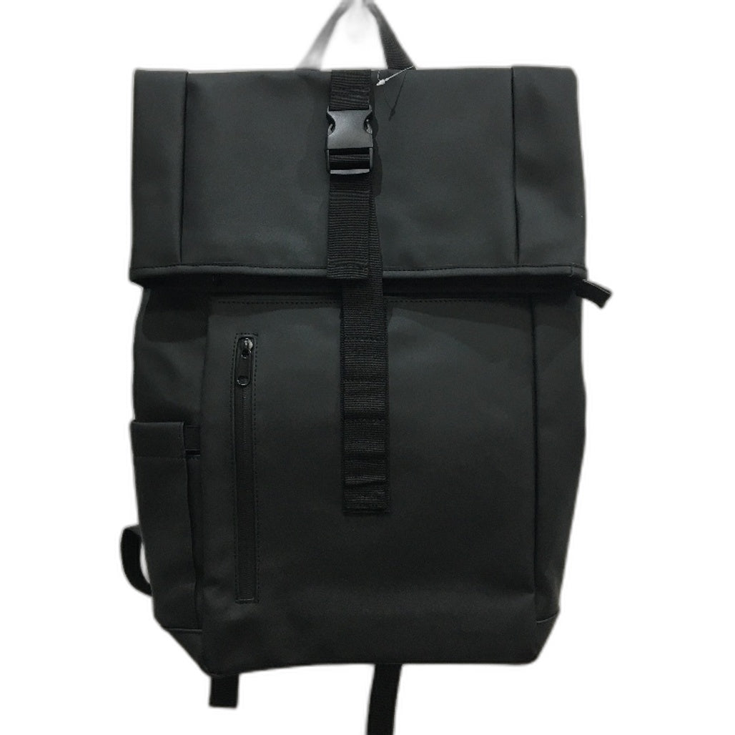 Black Fold Up Quick Release Buckle Youth Backpack 41-56cm NEW