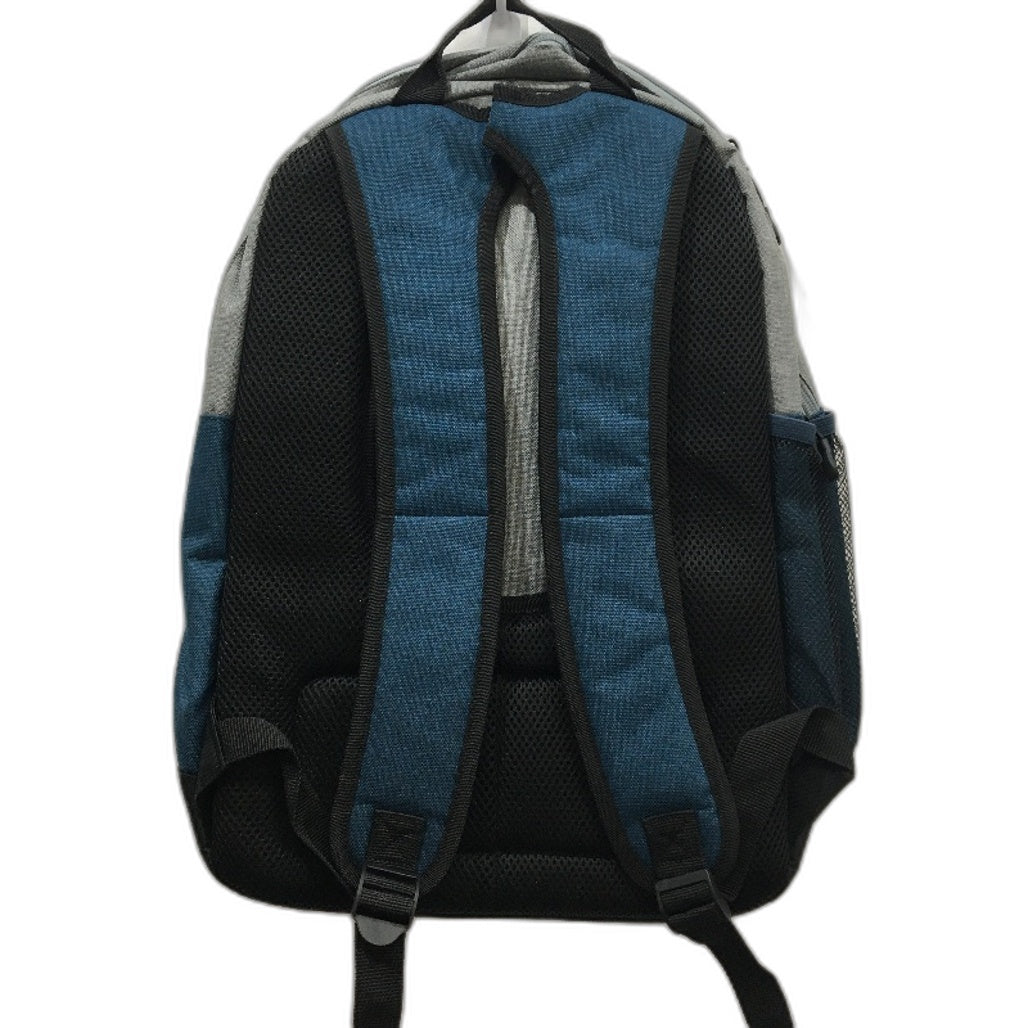 Three Tone Blue Black & Grey Everyday Multi Functional Backpack NEW