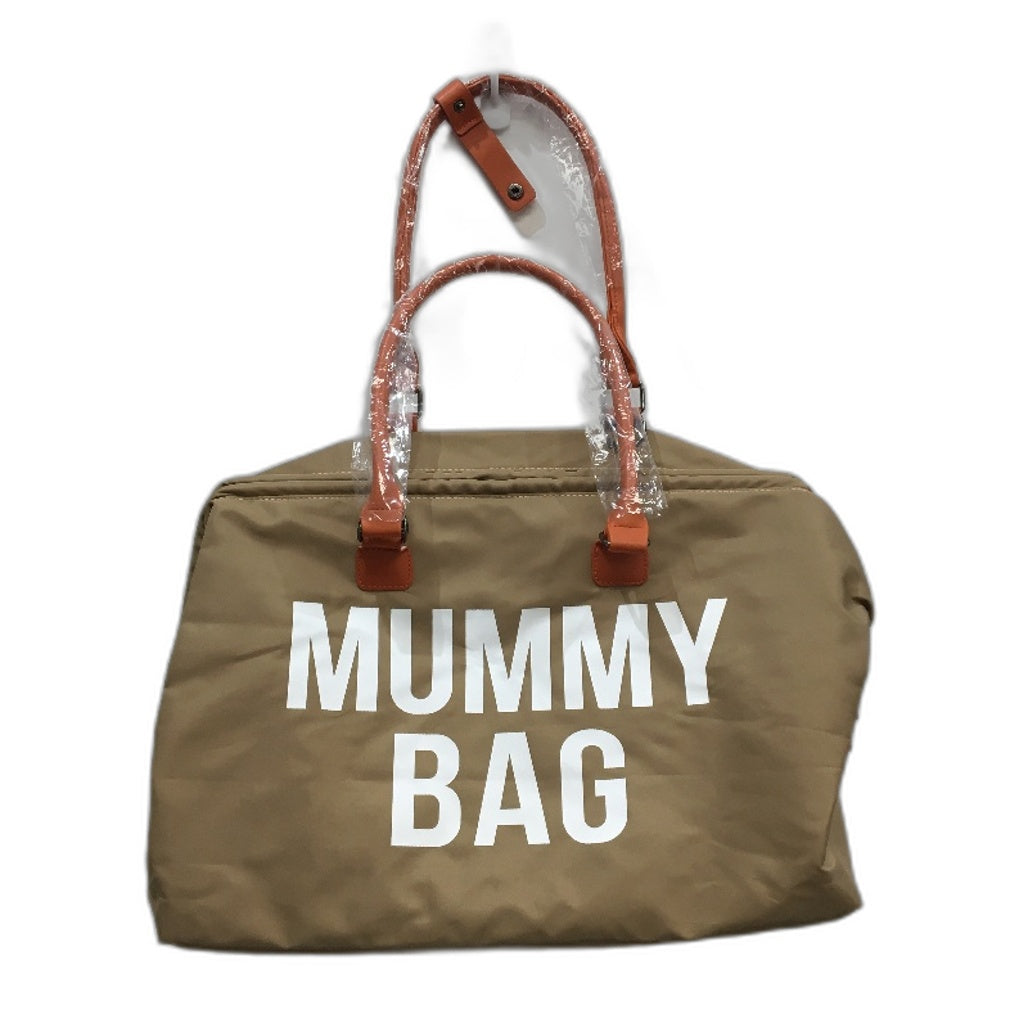 Mummy Diaper Bag With Pouches Pad & Adjustable Straps Large Capacity Khaki NEW
