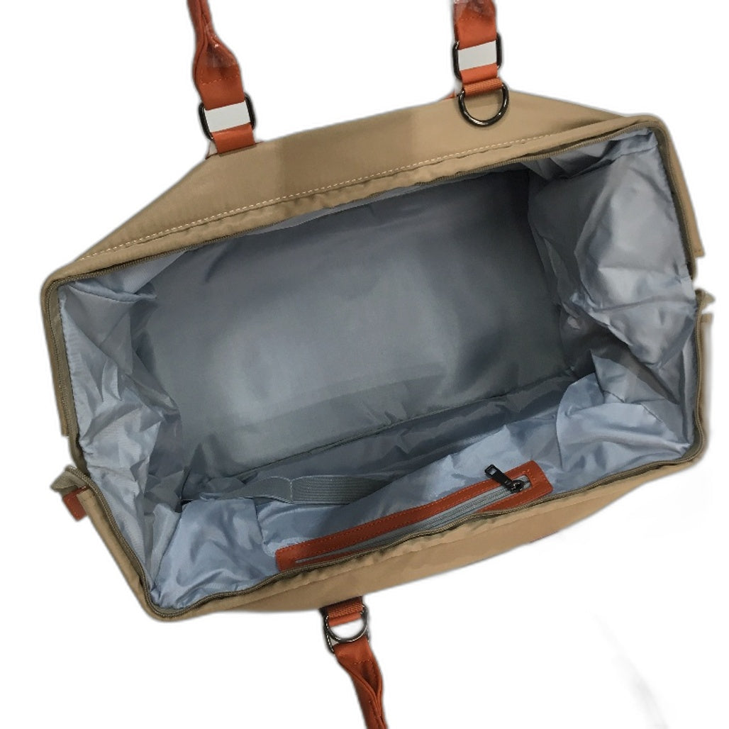 Mummy Diaper Bag With Pouches Pad & Adjustable Straps Large Capacity Khaki NEW