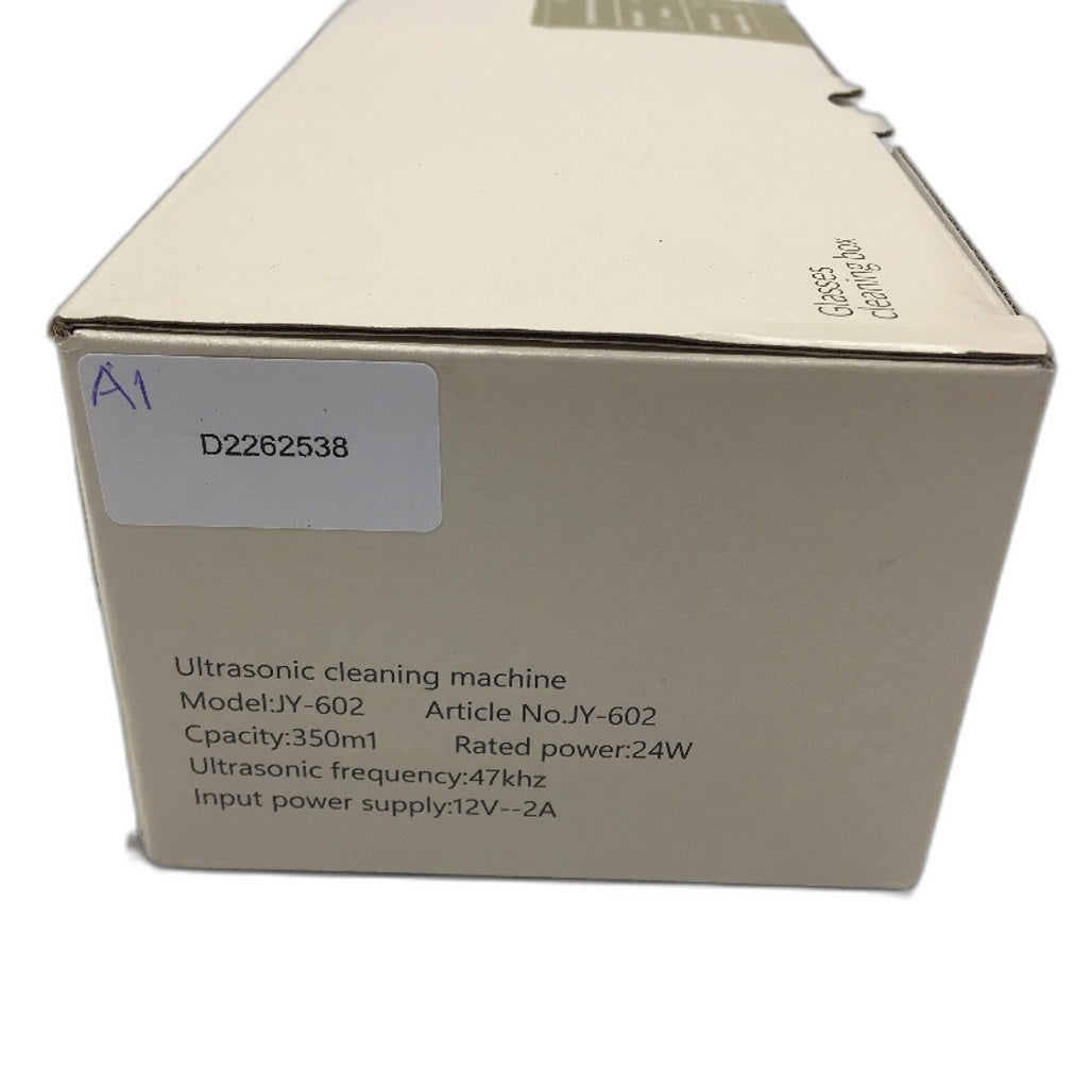 Ultrasonic Cleaner 350ML Stainless Steel 4 Modes Glasses Jewellery Denture NEW