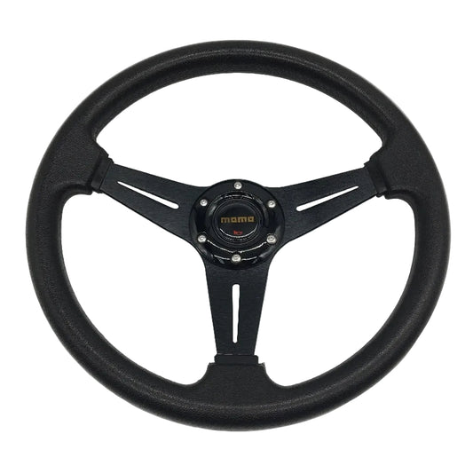 Momo Universal Racing Car Sport Steering Wheel 35CM Deep Dish Black NEW