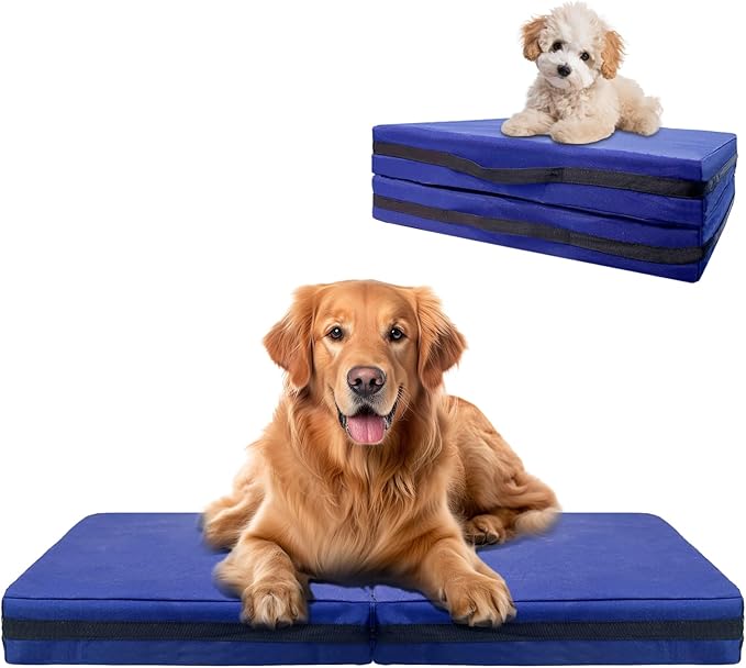 Fidoflix Foldable Dog Bed Waterproof Supportive Foam Removable Cover Size M NEW