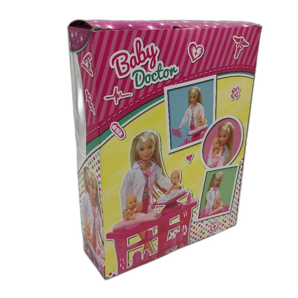 Steffi Love Baby Doctor Clinic Dolls & Accessories Playset Role Play Age 3+ NEW