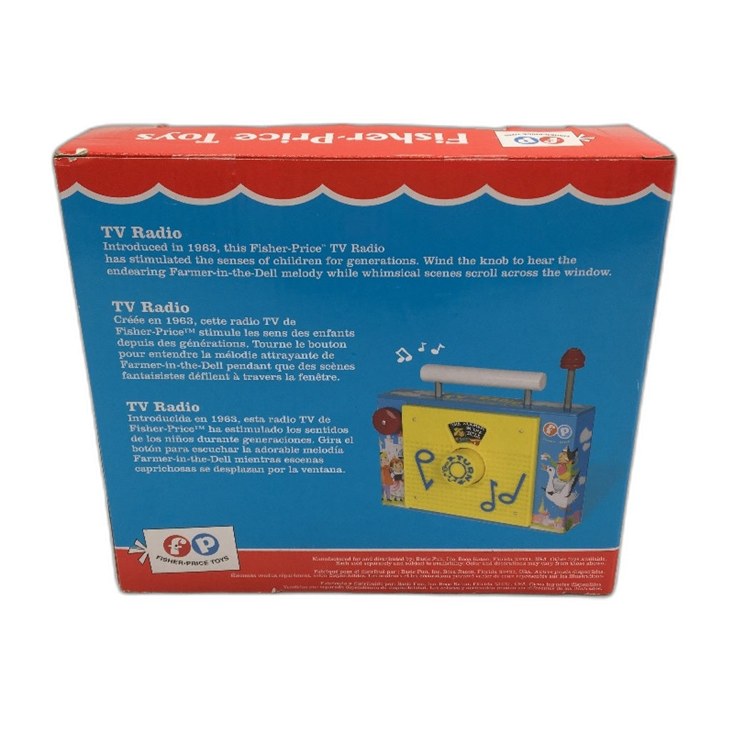 Fisher-Price Vintage Style Classic TV Music Radio Farmer In The Dell Melody NEW