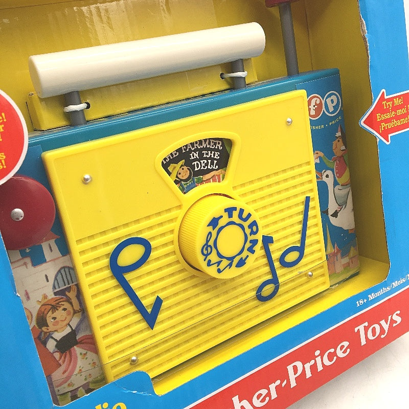 Fisher-Price Vintage Style Classic TV Music Radio Farmer In The Dell Melody NEW