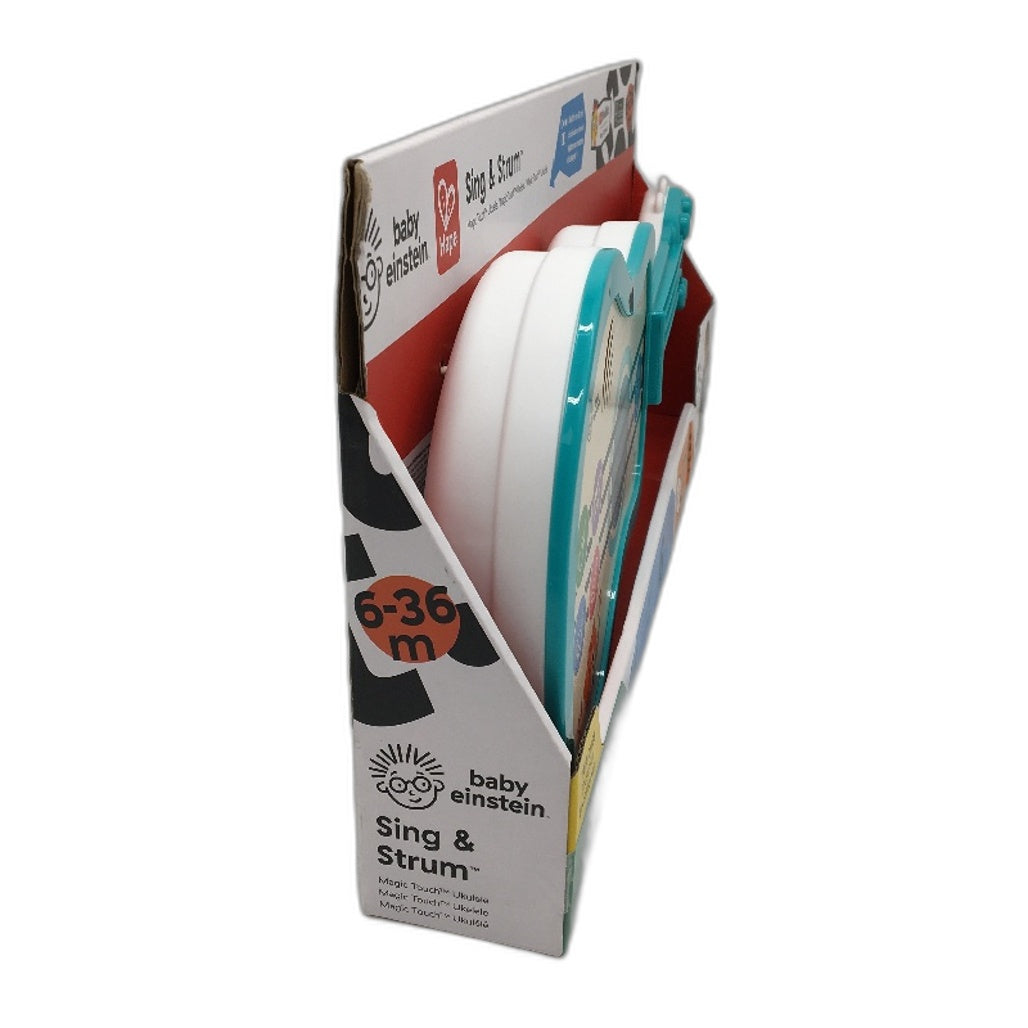 Baby Einstein Sing & Strum Magic Touch Ukulele Wooden Music Toy Age 6M+ NEW