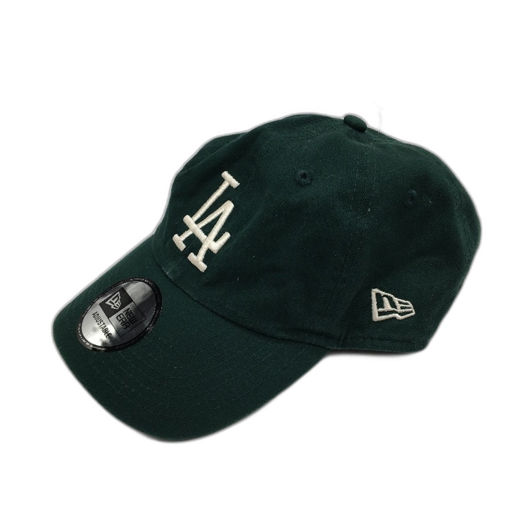 New Era Los Angeles LA Cap Cotton Adjustable Dark Green Unisex One Size NEW