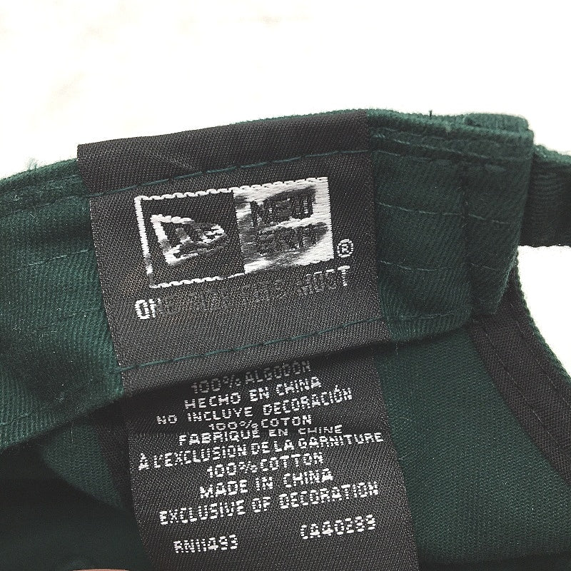 New Era Los Angeles LA Cap Cotton Adjustable Dark Green Unisex One Size NEW
