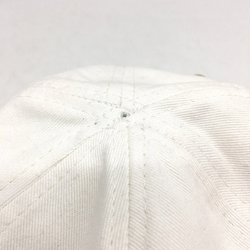 Spencer Project International Vintage Cotton Cap Unisex One Size White & Tan NEW