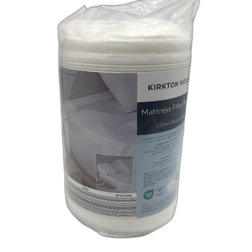 Kirkton House White Mattress Filler Wedge With Removable Cover NEW