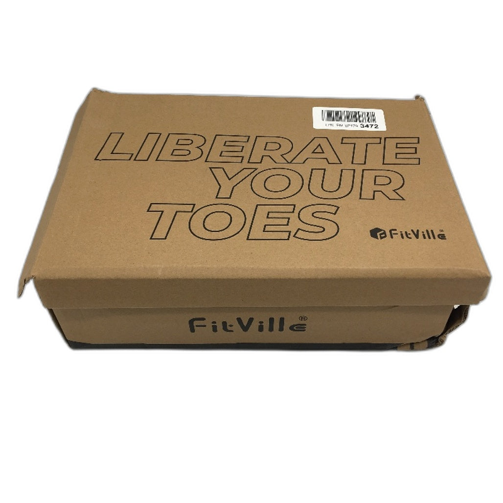 Fitville Black Low Top Sturdy Core Leather Look Sneakers Mens US 15 WIDE NEW