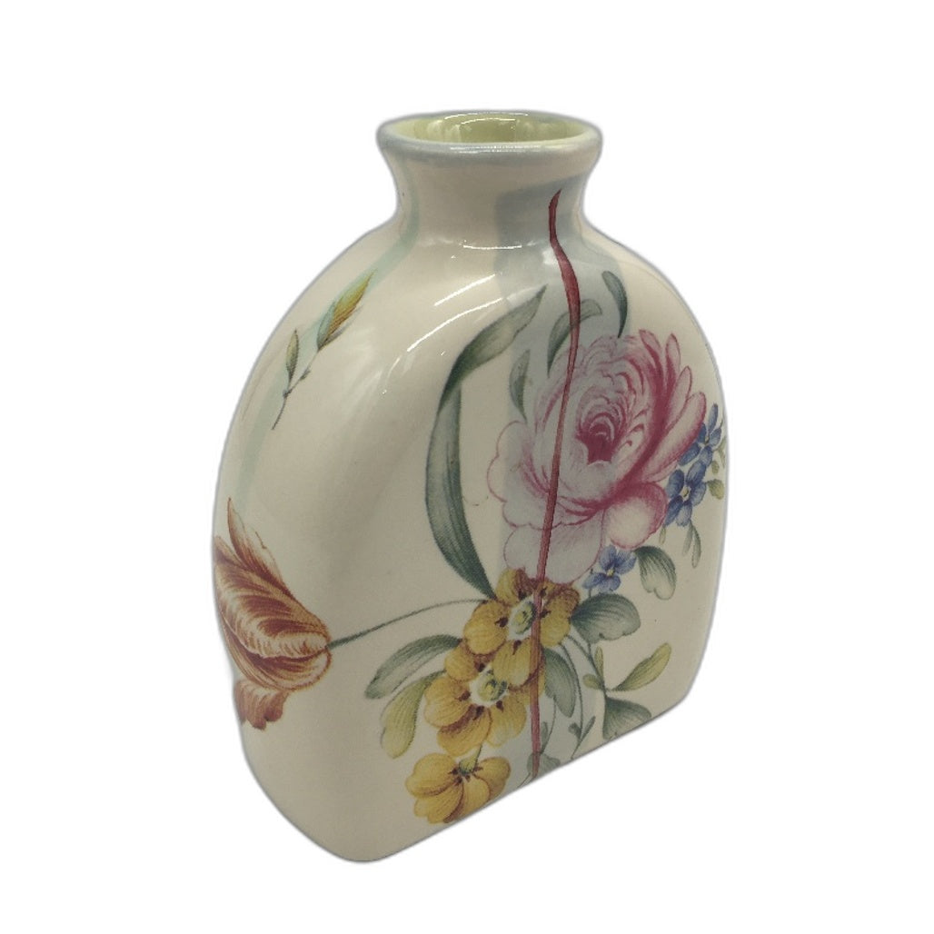 COLLECTABLE Robert Gordon Pottery Australia Floral Print 12cm Bud Vase