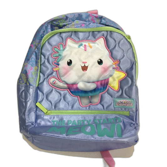 Caprice Gabbys Dollhouse Party Starts Meow Satin Silky Style Kids Backpack NEW