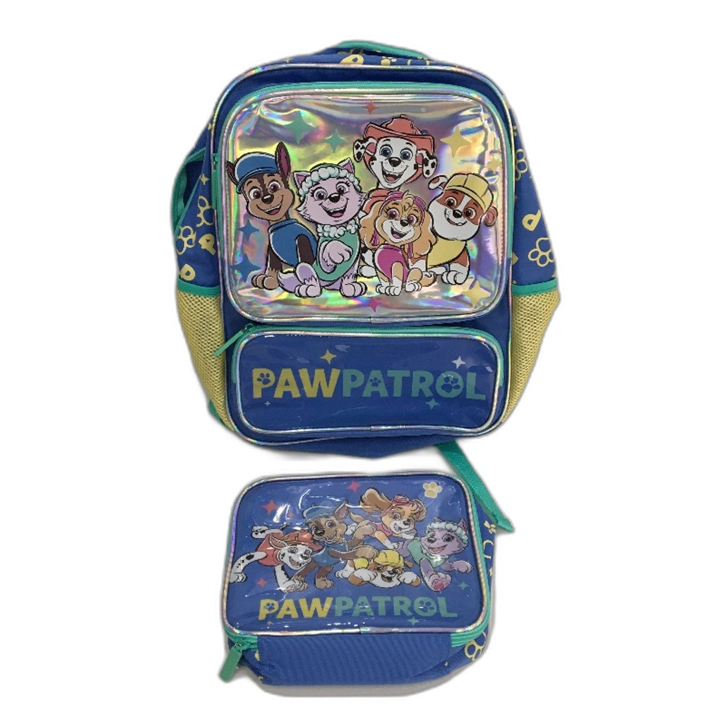 Nickelodeon Paw Patrol Purple Backpack With Matching Insulated Cooler Bag NEW