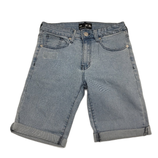 Jay Jays Mid Blue Slim Fit Stretch Casual Denim Shorts Mens Size 28 NEW