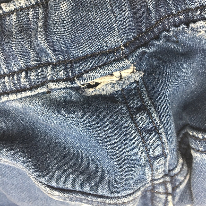 Jay Jays Flex-It Jerry Pintuck Mid Wash Blue Denim Shorts Mens Size 30 NEW