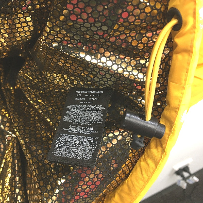 Columbia Ballistic Ridge Oversized Gold OmniHeat Puffer Jacket Mens Size XL DEMO