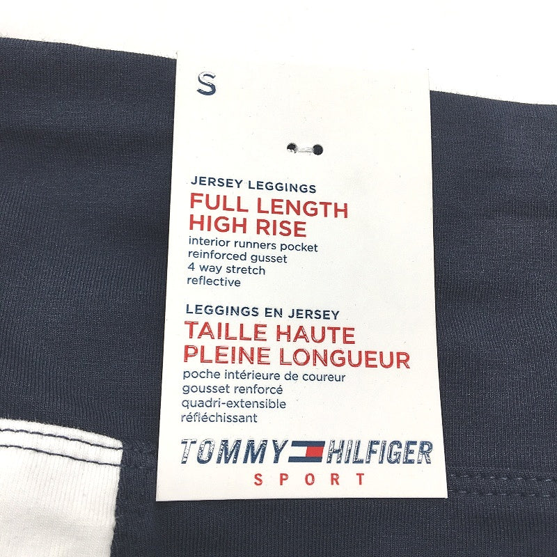 Tommy Hilfiger High Rise Navy Jersey Performance Leggings Ladies Size Small NEW
