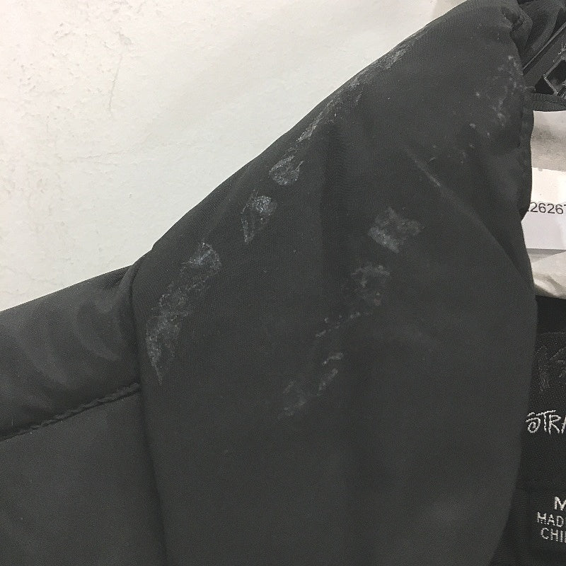 Stussy Aurora Black Quilted Stand Up Collar Puffer Jacket Mens Size Medium NEW