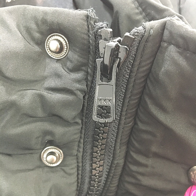 Stussy Aurora Black Quilted Stand Up Collar Puffer Jacket Mens Size Medium NEW