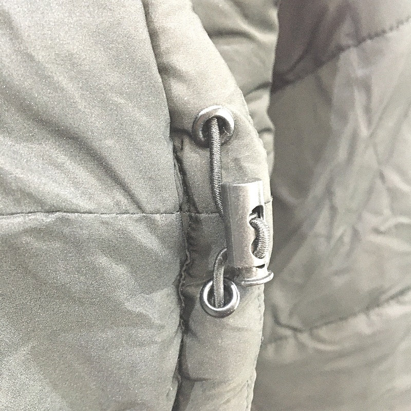 Stussy Aurora Black Quilted Stand Up Collar Puffer Jacket Mens Size Medium NEW