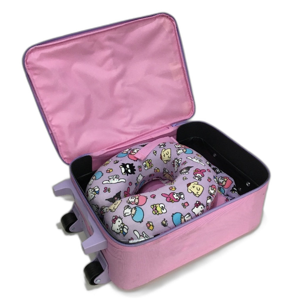 Sanrio Hello Kitty and Friends 4 Piece Pink and Purple Travel Luggage Set NEW
