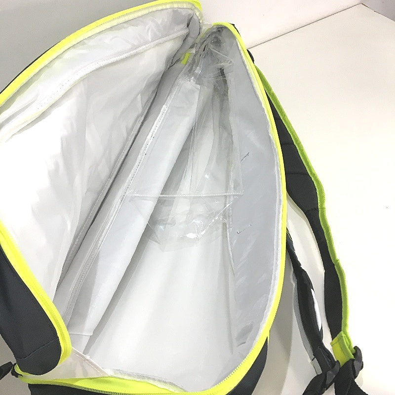 Babolat 2023 58L Pure Aero 6 Racquet Tennis Bag in Grey and Neon Yellow DEMO