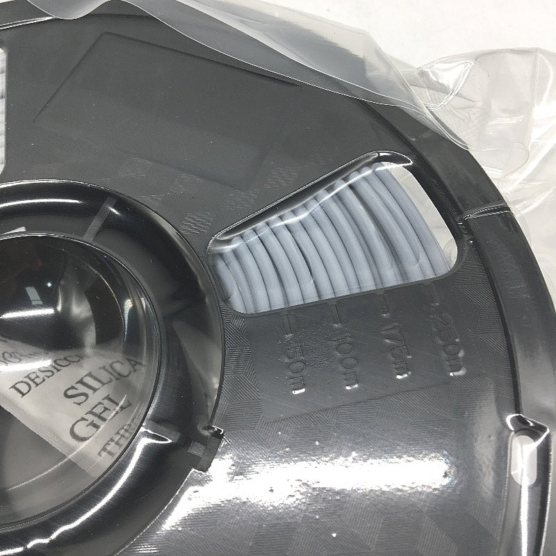 CC3D 2.85mm 130M 1KG PLA 3D Printer Filament in Shiny Silk Metallic Silver NEW